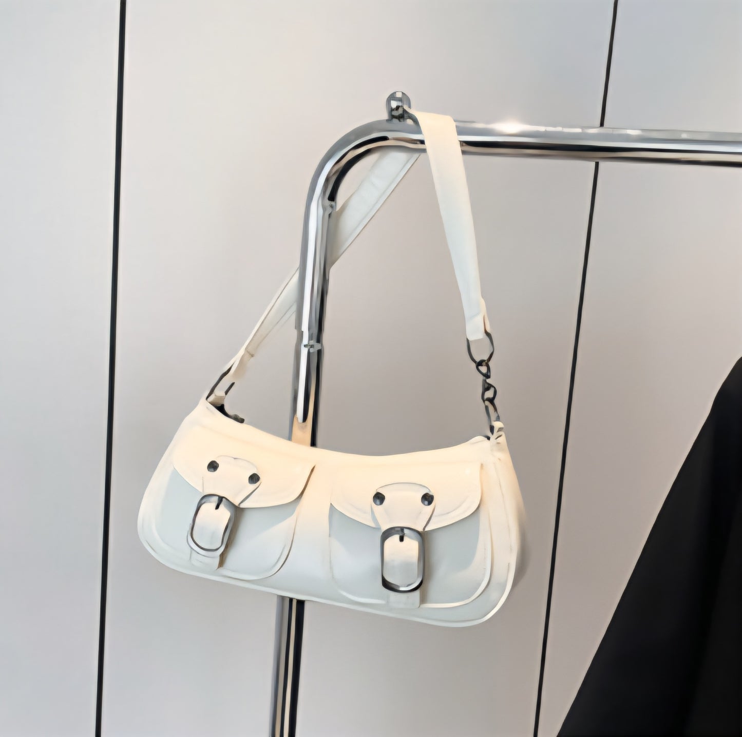 Cartera de Mano Blanca