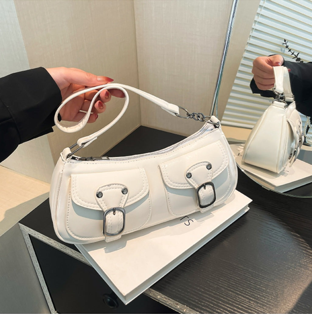 Cartera de Mano Blanca