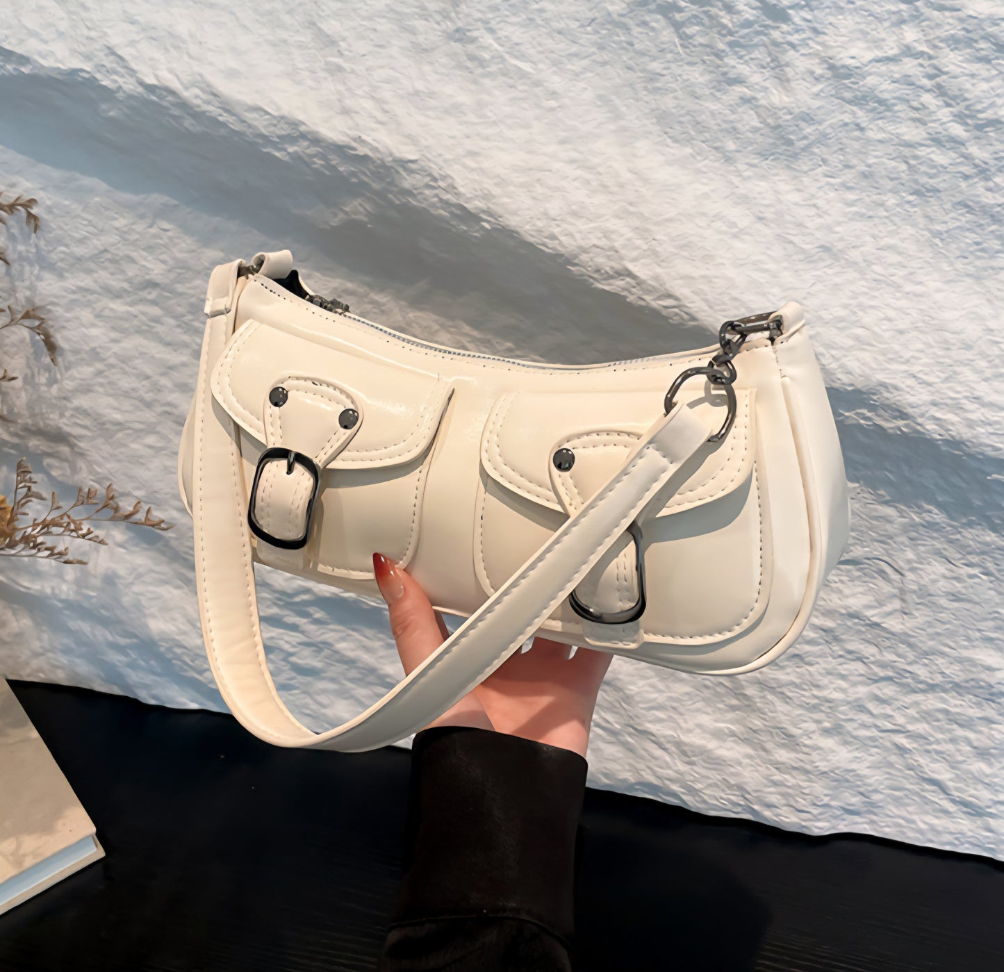 Cartera de Mano Blanca
